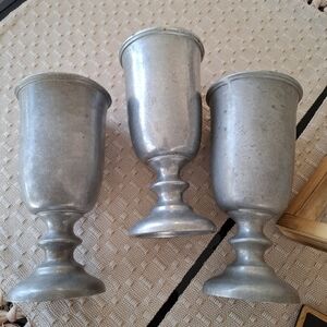 Wilton Armetale Goblets – Plough Tavern Collection Set of 3